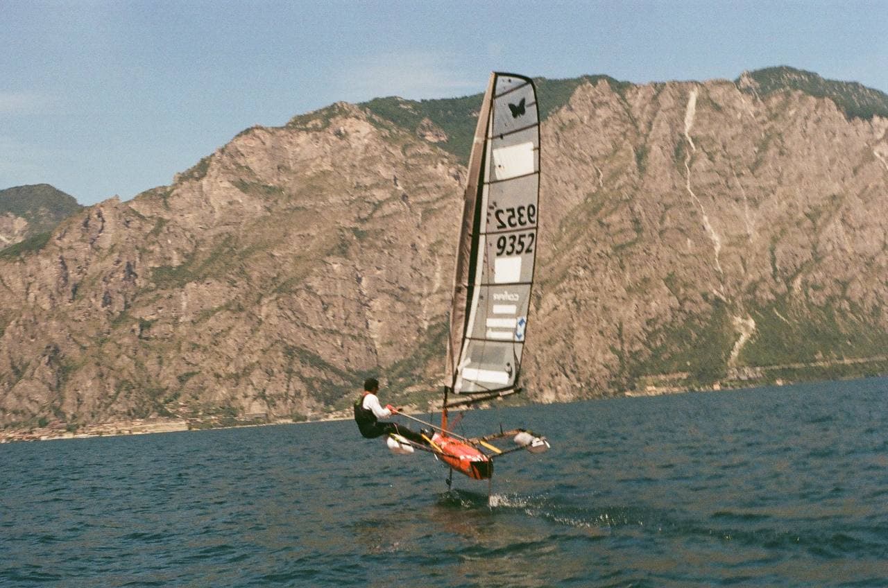 Sapienza Foiling Moth High Altitude Foil Flight